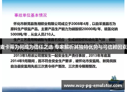 麦卡蒂为何成为信任之选 专家解析其独特优势与可信赖因素